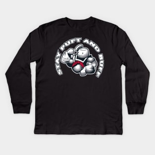 Stay Puft and Buff Kids Long Sleeve T-Shirt